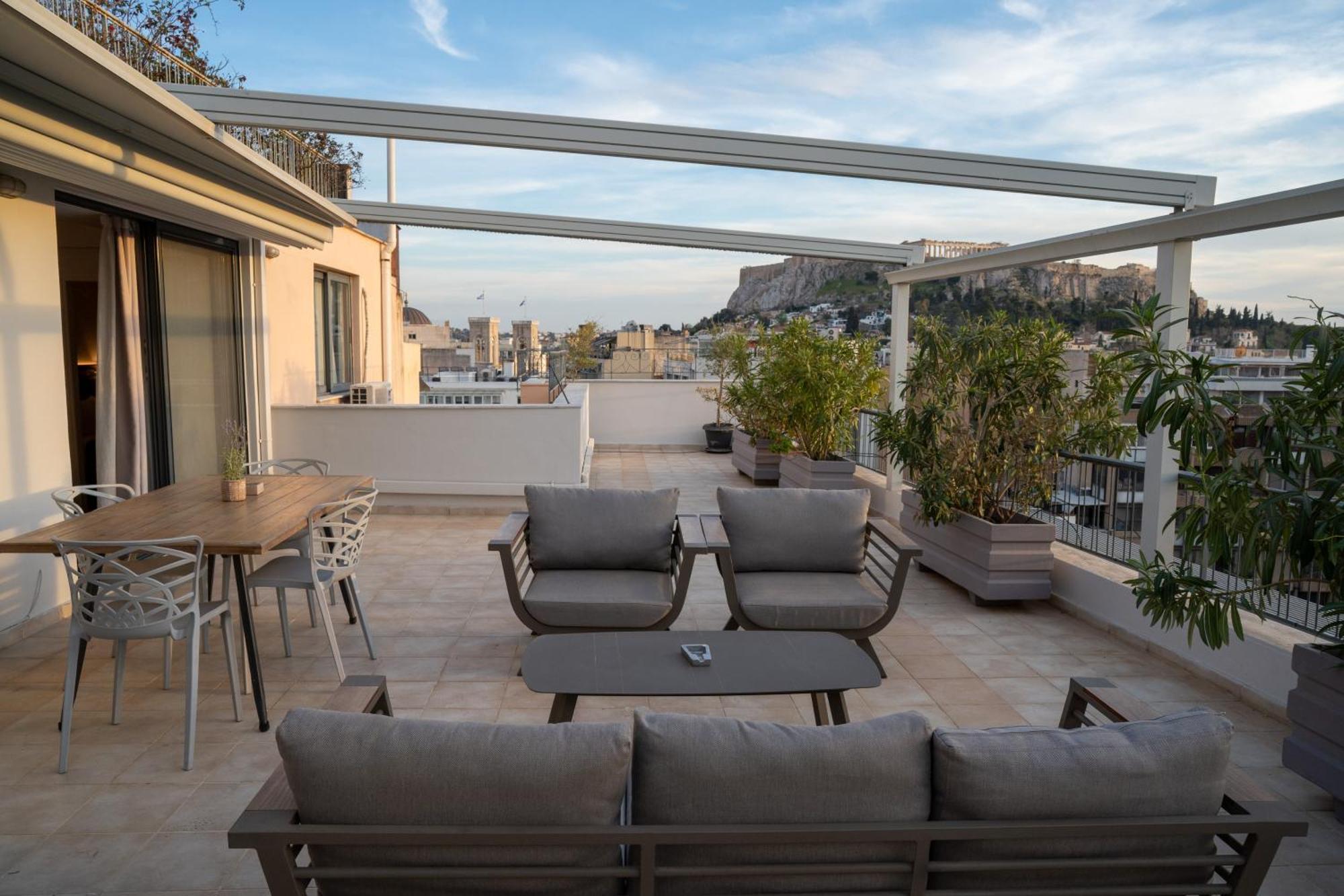 V&V Acropolis View Apartment Atena Exterior foto