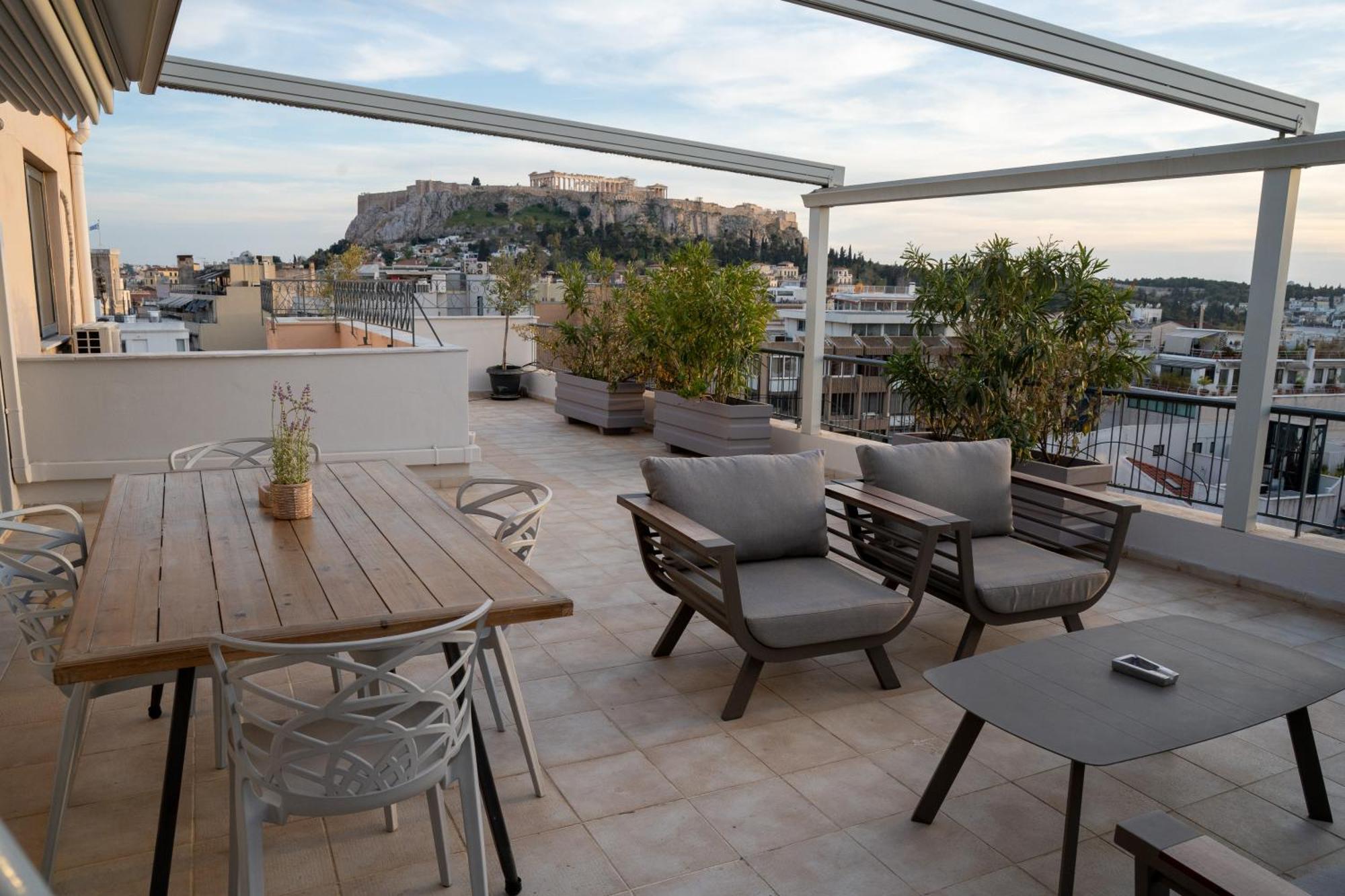 V&V Acropolis View Apartment Atena Exterior foto